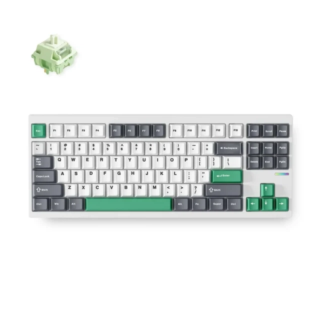 Gaming tastatura MCHOSE GX87 Lite Mehanička white nano spraying