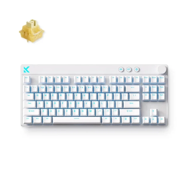 Gaming tastatura MCHOSE Mix 87 Hall Effect Magnetic Switch white