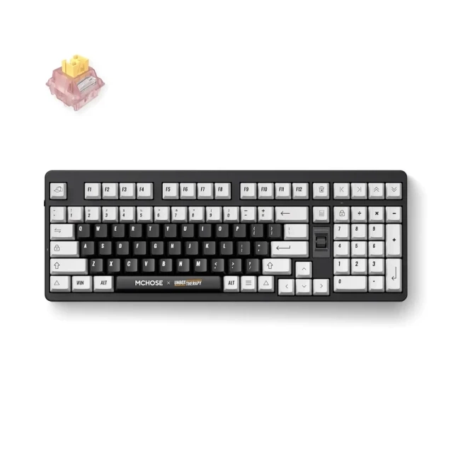 Gaming tastatura MCHOSE x Unbox Therapy UT98 Classic Therapy/Silent Peach V3 Switch