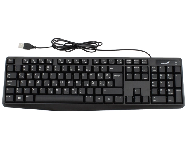 Genius KB-117, BLK, SER, USB