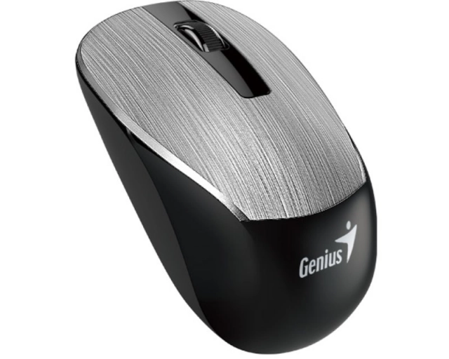 GENIUS NX-7015 IRON GREY Wireless Optical USB metalik sivi miš 