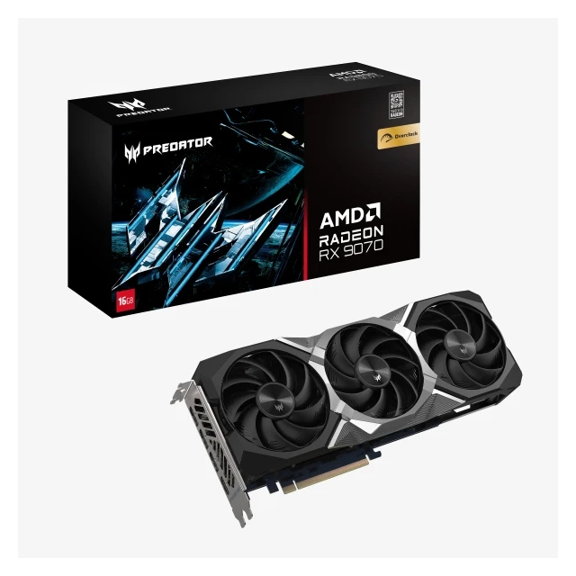 Grafička karta Acer PB RX9070 16G OC - Predator 16GB DDR6 256bit/3xDP/HDMI