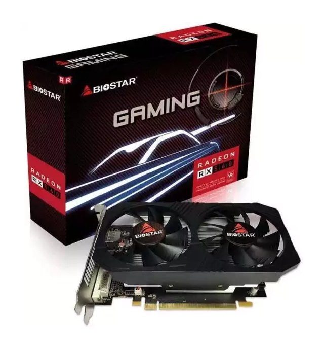 Graficka karta Biostar RX560 4GB GDDR5 128 bit DVI/DP/HDMI