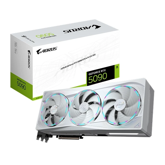 Grafička karta Gigabyte AORUS GeForce RTX 5090 AORUS STEALTH ICE 32GB GV-N5090AORUSST ICE -32GD