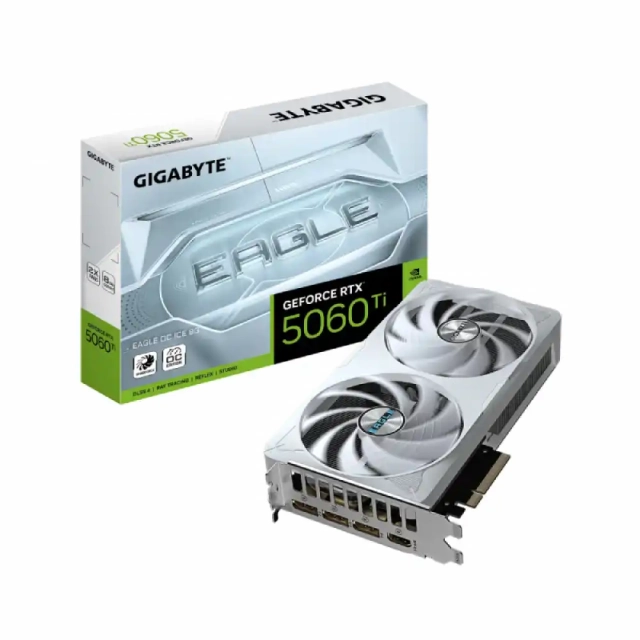 Graficka karta GIGABYTE GV-N5060 TI EAGLE OC ICE-8GD NVD/8GB/GDDR7/128bit/bela