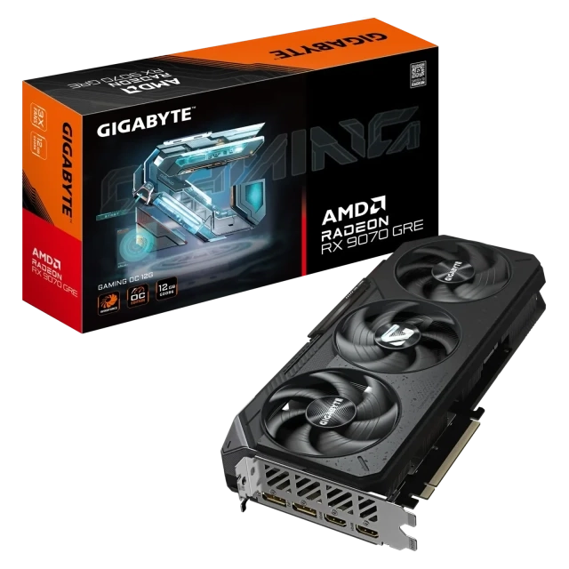 Graficka karta Gigabyte Radeon RX 9070 GRE GAMING OC 12GB GV-R907GREGAMING OC-12GD