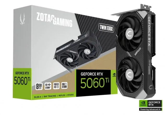 Grafička karta Zotac GAMING GeForce RTX 5060 Ti Twin Edge 8GB DDR7 128 bit 3xDP/HDMI