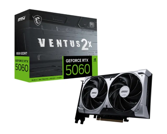 MSI GeForce RTX 5060 VENTUS 8GB 128bit RTX 5060 8G VENTUS 2X OC grafička karta
