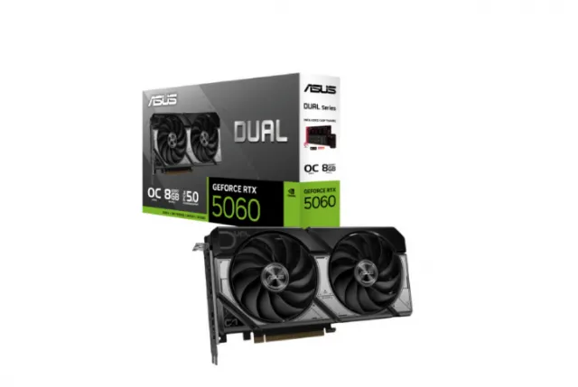 Graficka karta ASUS DUAL-RTX5060-O8G NVD/8GB/GDDR7/128bit/crna