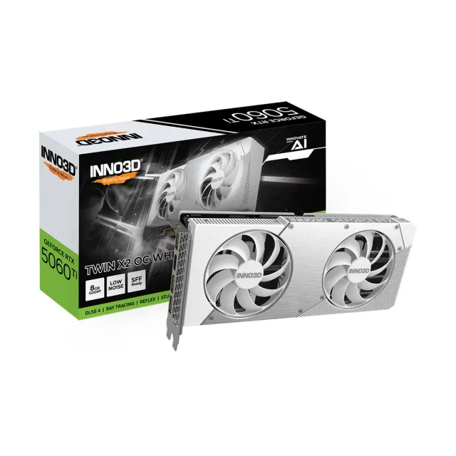 INNO3D GEFORCE RTX 5060 Ti 8GB TWIN X2 OC WHITE
