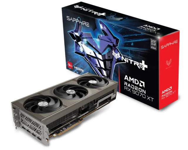 SVGA PCIE Sapphire Radeon RX9070XT NITRO+ OC 16GB GDDR6 256bit 11348-01-20G