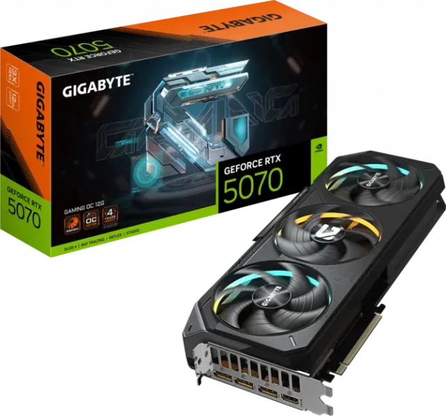 GIGABYTE nVidia GeForce RTX 5070 GAMING 12GB 192bit GV-N5070GAMING OC-12GD rev 1