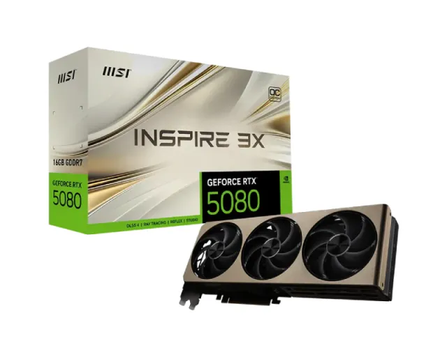MSI GeForce RTX 5080 16G INSPIRE 3X OC grafička karta