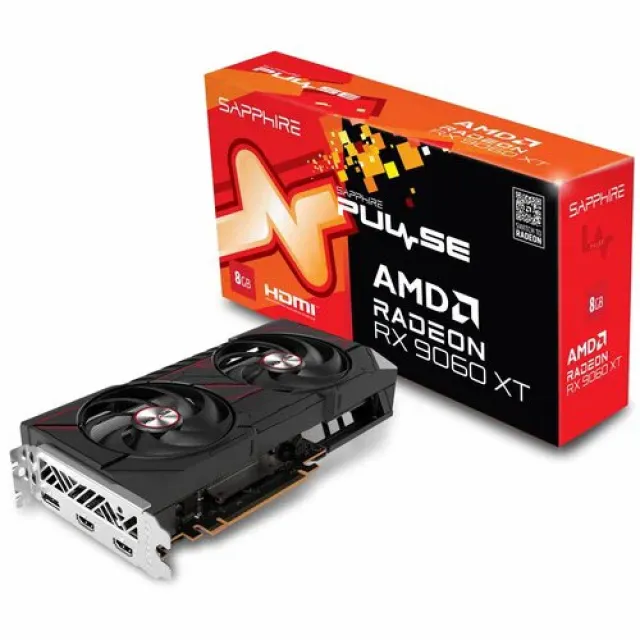 SVGA Sapphire Radeon RX 9060 XT PULSE OC 8GB/128 bit GDDR6 , 11350-04-20G