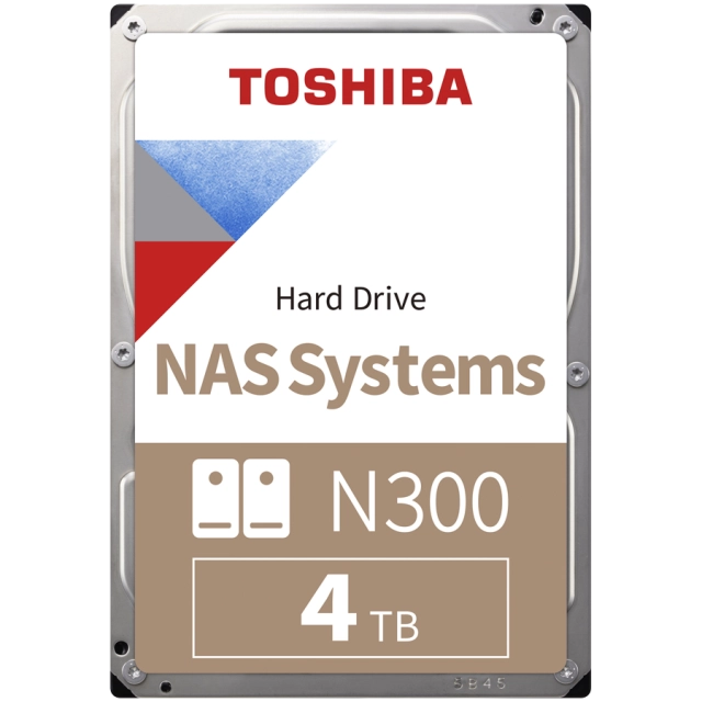 HDD NAS TOSHIBA N300 4TB CMR, 3.5'', 512MB, 7200RPM, SATA, TBW: 180