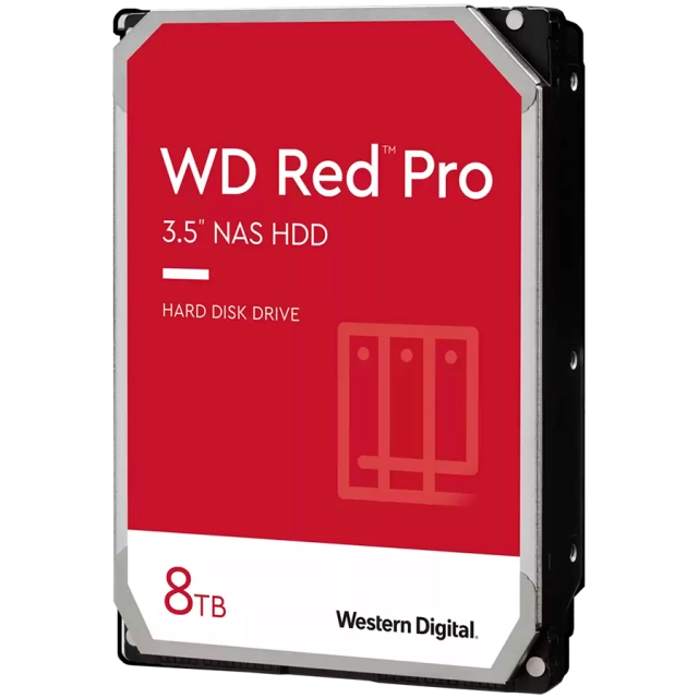 HDD NAS WD Red Pro (3.5'', 8TB, 512MB, 7200 RPM, SATA 6 Gb/s)