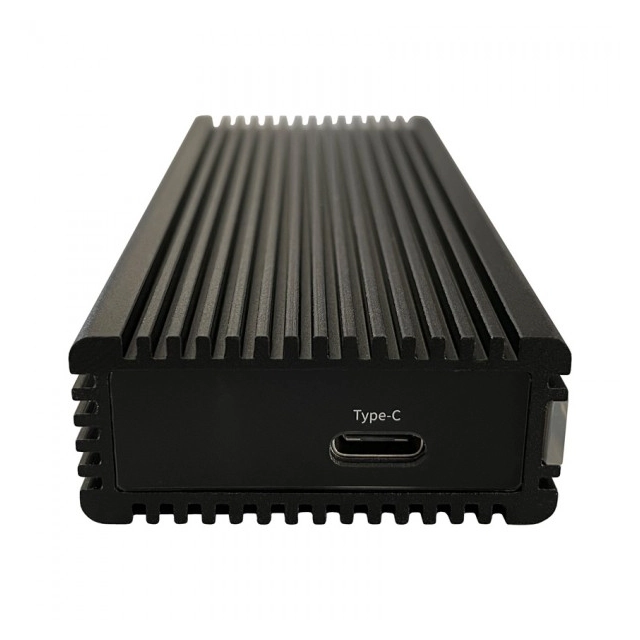 HDD SSD Rack LC Power LC-M2-C-NVME-2x2  NVME Enclosure for M.2 SSD  USB3.2 Gen.2x2 Type C Black