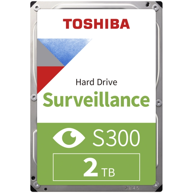 HDD Video Surveillance TOSHIBA S300 2TB SMR, 3.5'', 128MB, 5400RPM, SATA, TBW: 180