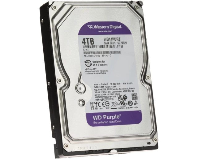 HDD WD 4TB WD44PURZ SATA3 128MB IntelliPower