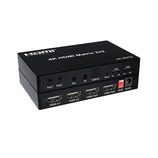 HDMI swich 4K Matrix 2x2 Kettz HM-K252 60Hz