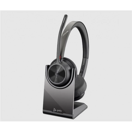 HP Poly Voyager 4320 Headset + BT700 dongle + Charging Stand