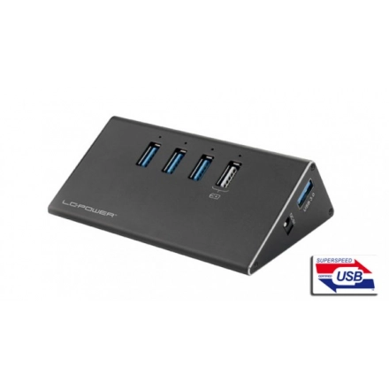 HUB LC Power LC-HUB-ALU-2B-4 USB3.0 Aluminium