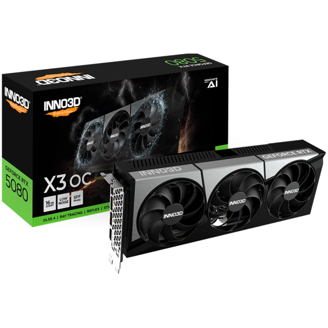 INNO3D NVIDIA GEFORCE RTX 5080 X3 OC 16GB GDDR7 256bit  2460