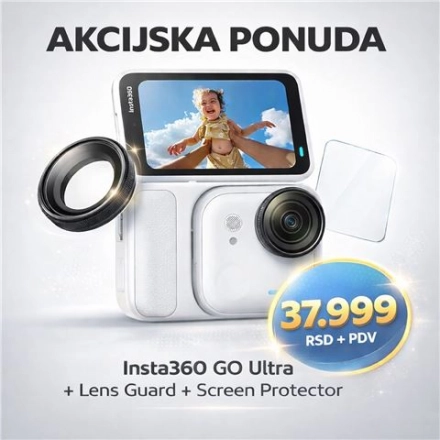 Insta360 GO Ult St Wh+LensG+ScreenP