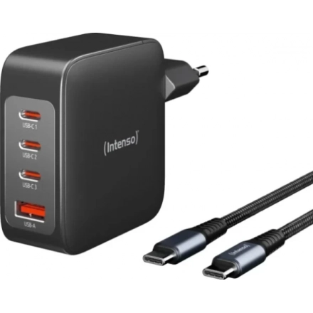 Intenso Adapter 140W + Cable set W140A3C + C520 Black