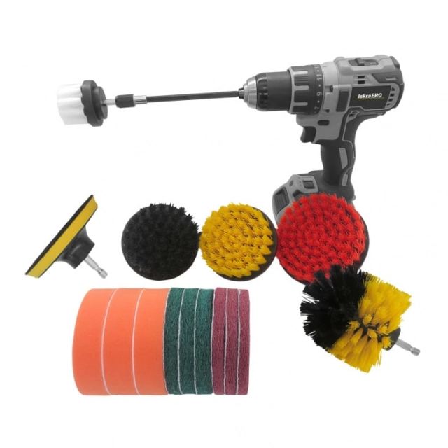 ISKRA ERO 16-delni set četki za bušilicu IE-16-SET