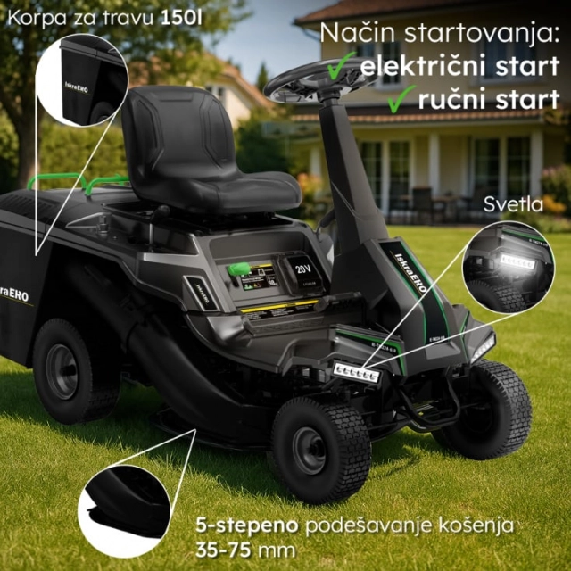 ISKRA ERO traktorska kosilica za travu 224 cm3 IE-TM224-610