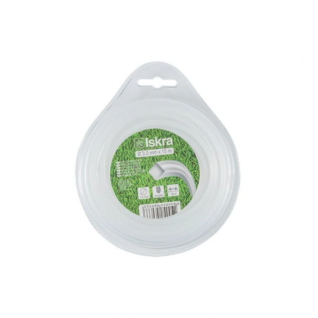 ISKRA sajla za trimer - kvadratna 15 m NIT3.0x15-kvad.