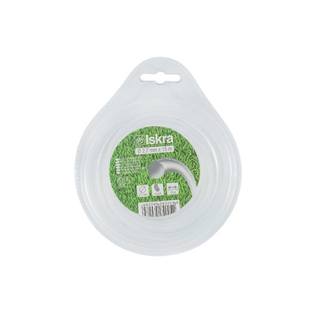 ISKRA sajla za trimer - okrugla 15 m NIT2.7x15-OKR.
