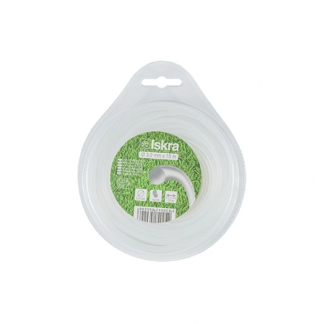 ISKRA sajla za trimer - okrugla 15 m NIT3.0x15-OKR.