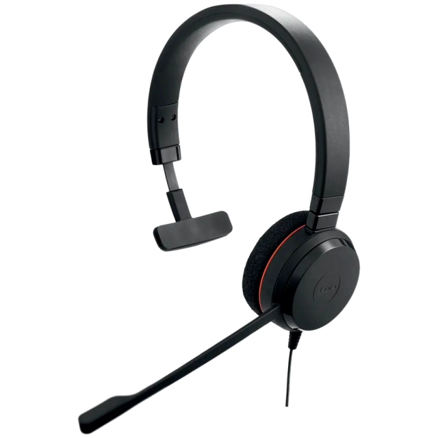 JABRA Evolve 20, Mono MS, USB C/A adapter