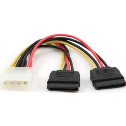 Kabl PC molex - 2x SATA 0.15m