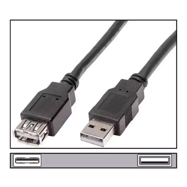 Kabl USB A-M/A-F 1.8m produžni Linkom