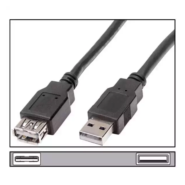 Kabl USB A-M/A-F 5m produžni