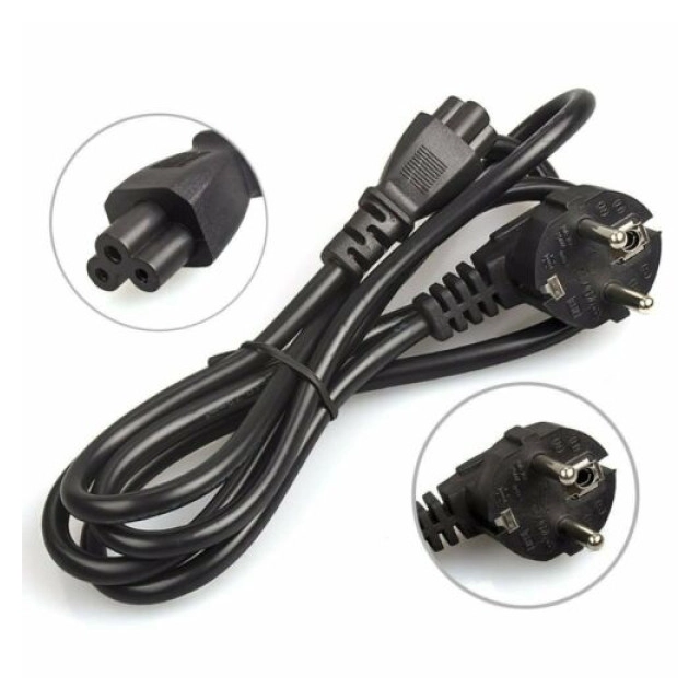 Kabl za napajanje HQ CCA 3x1 1.8m detelina