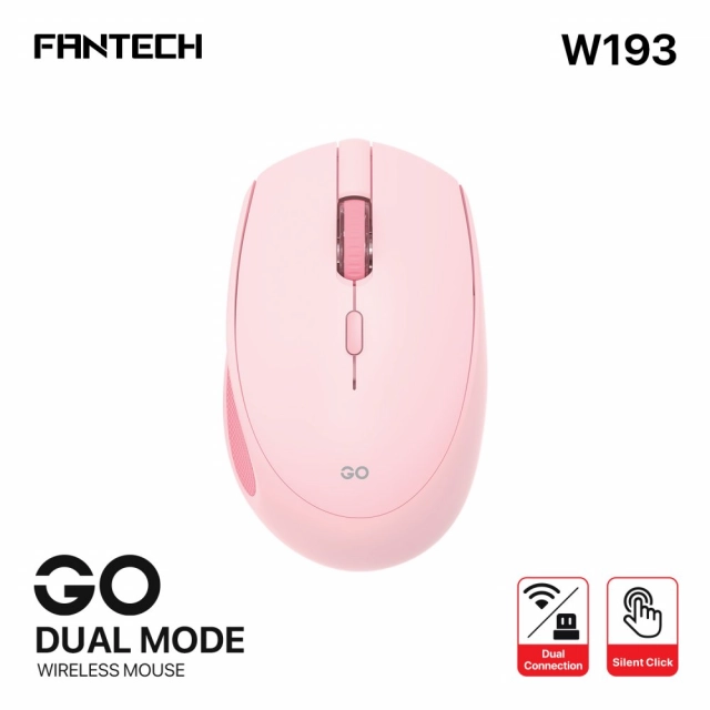Kancelarijski Wireless mis Fantech W193 roze