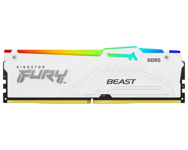 KINGSTON DIMM DDR5 32GB 5600MT/s KF556C36BWEA-32 Fury Beast RGB White Expo 
