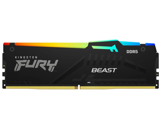 KINGSTON DIMM DDR5 64GB 5600MT/s KF556C36BBEA-64 Fury Beast RGB EXPO 