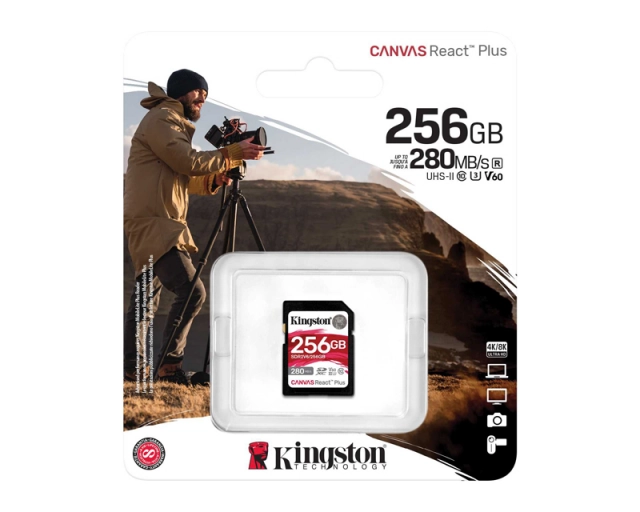 KINGSTON Memorijska kartica SDR2V6/256GB 256GB SDXC UHS-II 280R/150W U3 V60 