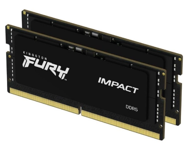 KINGSTON SODIMM DDR5 32GB (2x16GB kit) 6000MT/s KF560S38IBK2-32 FURY Impact Black XMP 
