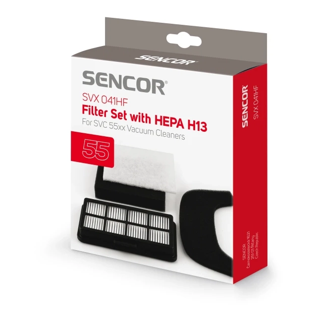 Komplet filtera za usisivač Sencor SVC55X(1×HEPA H13 filter+3×mikrofiltera)