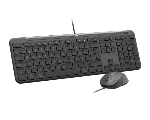 Tast+Mis USB Logitech MK620 Wired Combo for Business US Graphite USB-C
