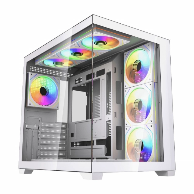 Kuciste Gaming Fantech CG85X Lumina belo