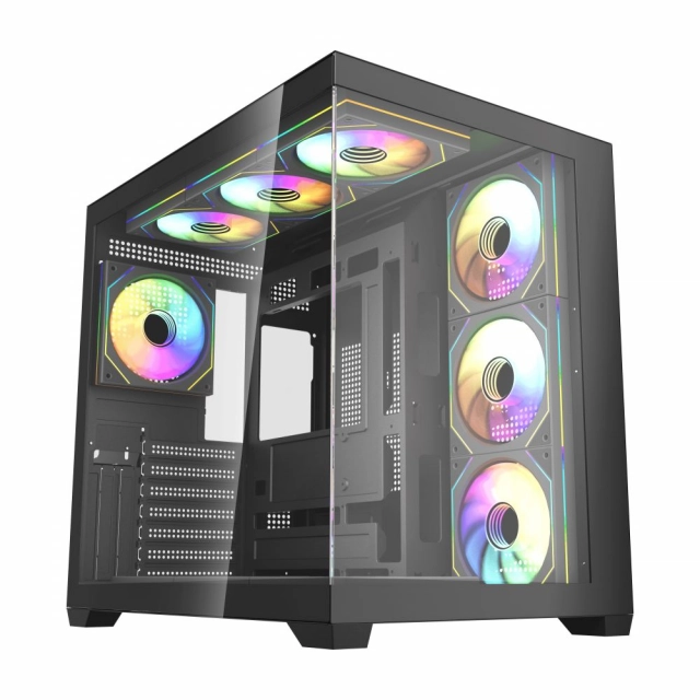 Kuciste Gaming Fantech CG85X Lumina crno