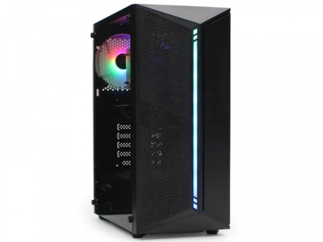 Igmax Kucište IG-MAX E0901-6650 Torpedo 1F Mid Tower/ATX/microATX/Mini-ITX/RGB/650W/crna
