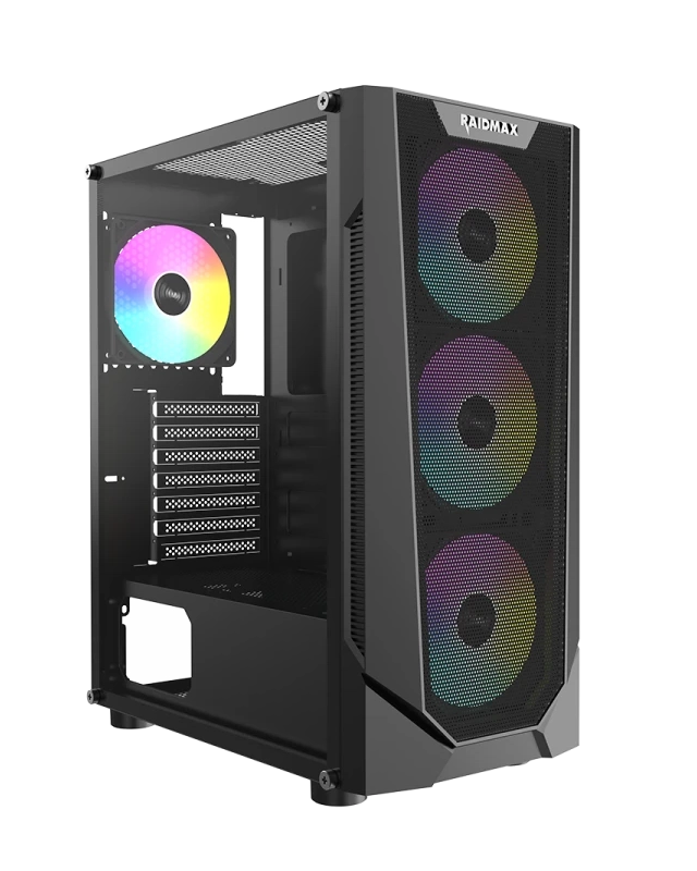Kućište Raidmax Vector V155 RGB Black, V155TBS